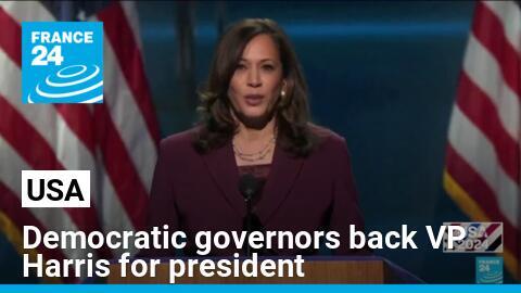 Heavyweight Democratic governors back VP Harris for president